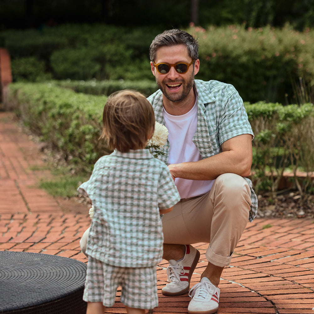 
                  
                    Cruz Boys Shirt and Shorts Set in Gingham
                  
                