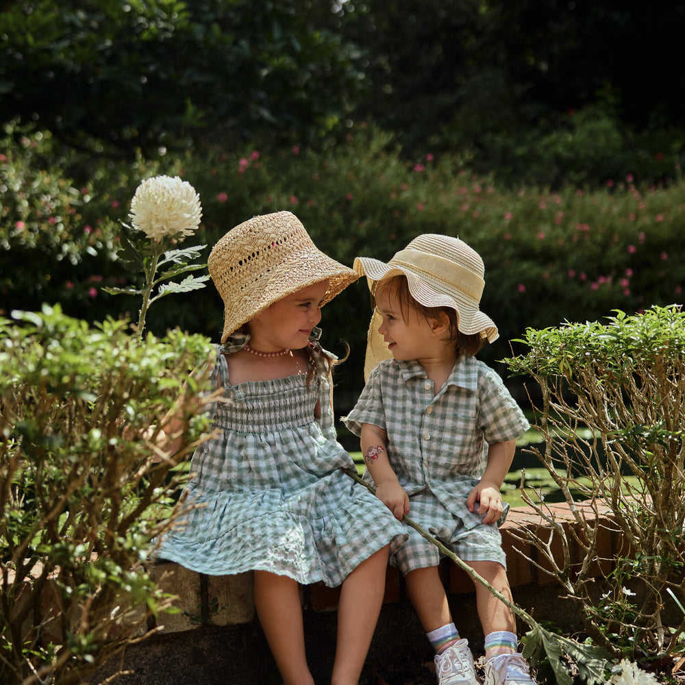 
                  
                    Cruz Boys Shirt and Shorts Set in Gingham
                  
                