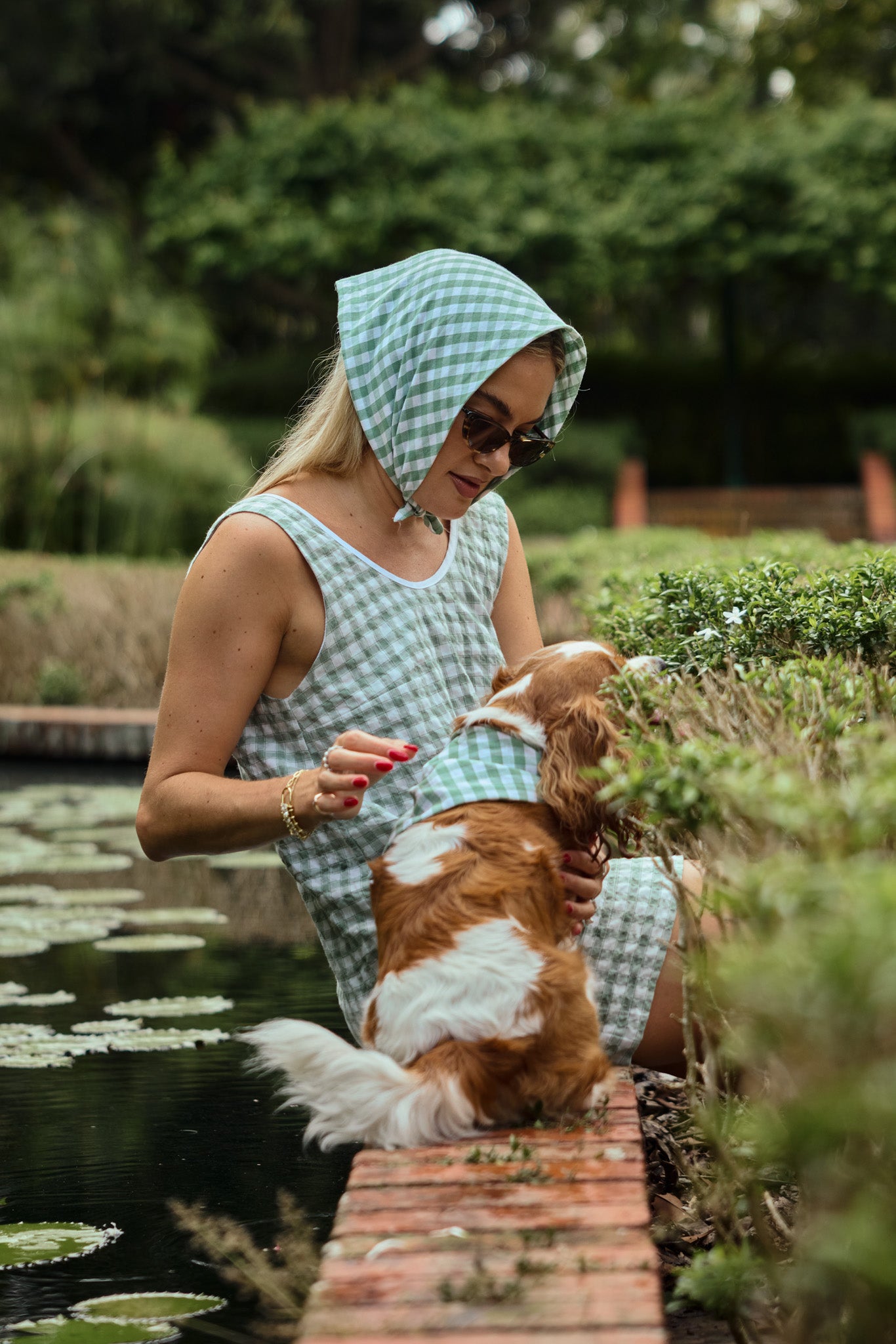 Penelope Gingham Bandana in Gingham