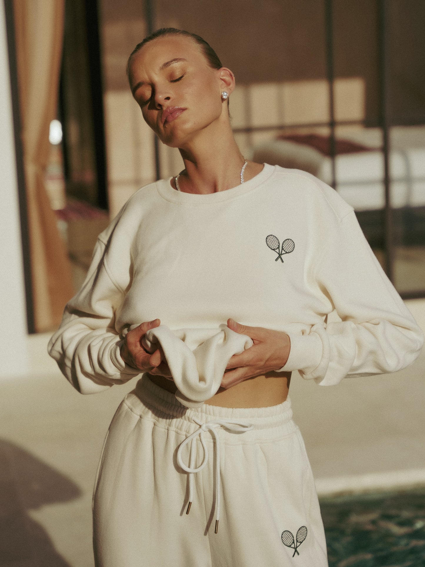 Sweat Sette Crewneck - Vintage White