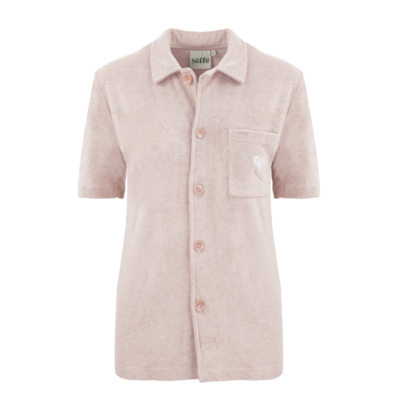 Towel Boy Cabana Shirt - Blush